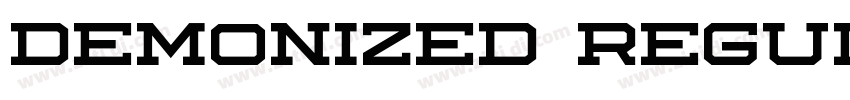 Demonized Regular字体转换 Demonized Regular字体转换